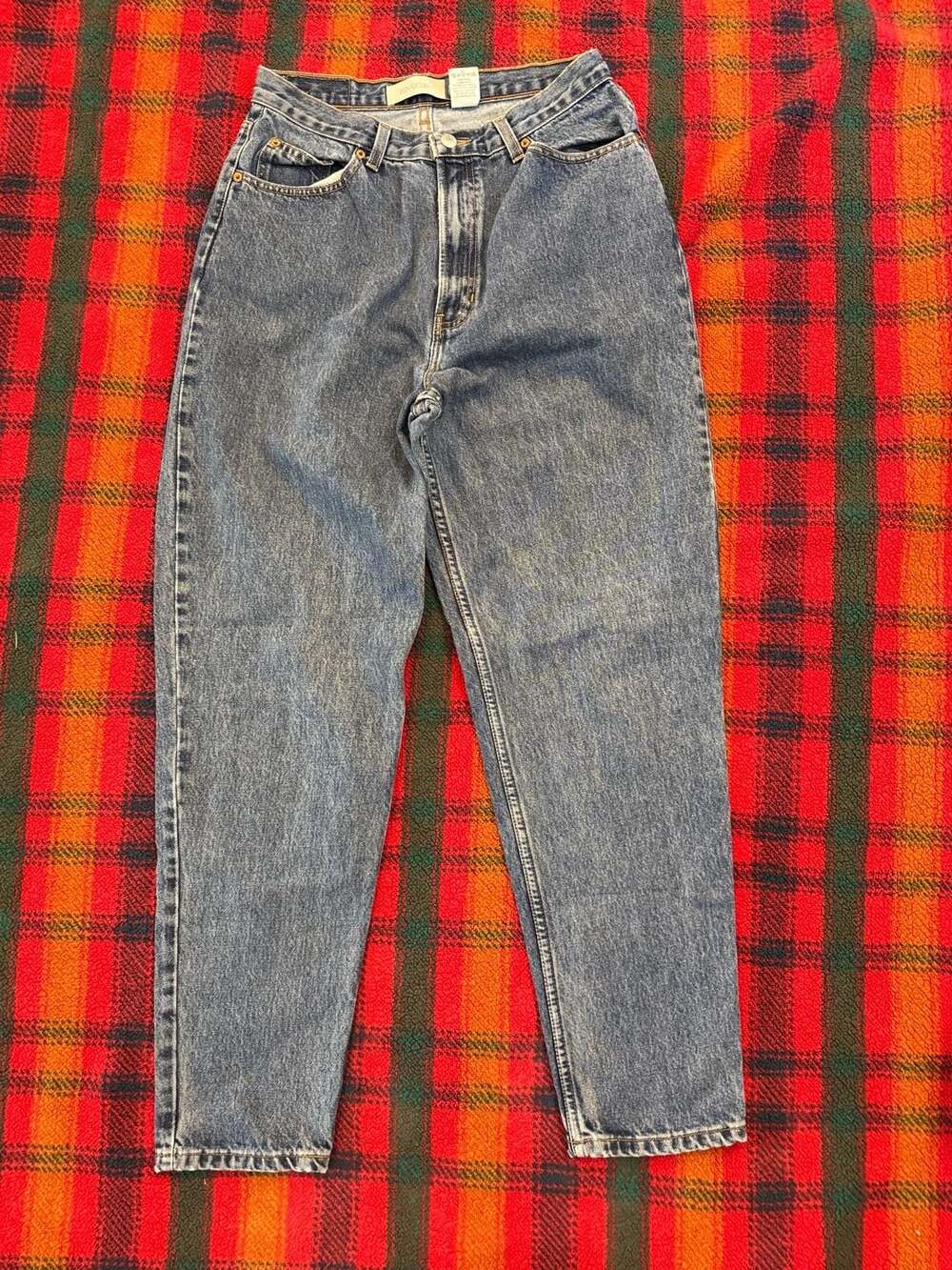 Vintage Gap Blue Jeans Women's Reverse Fit High Rise Medium Wash Denim